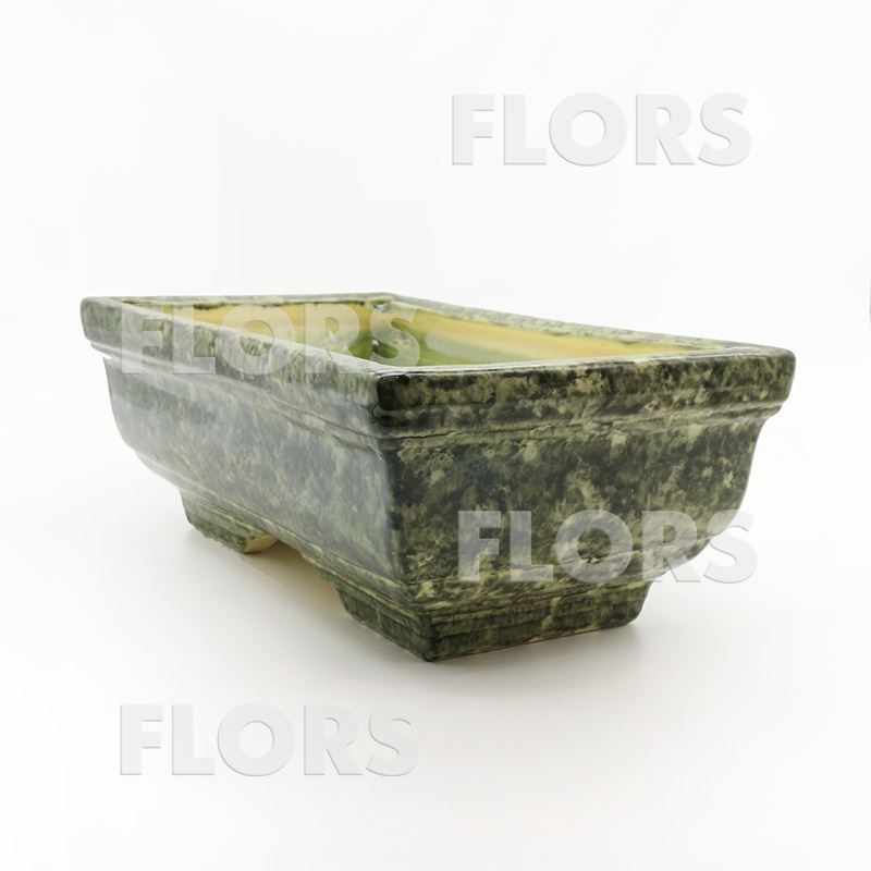 Бонсайница керамика №02 Зеленая