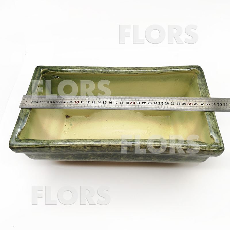 Бонсайница керамика №02 Зеленая