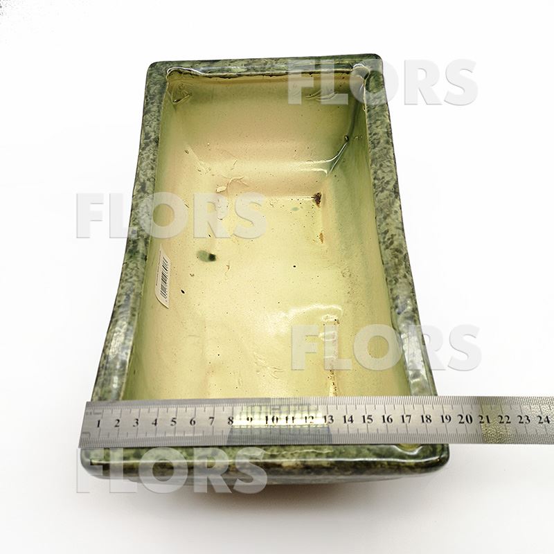 Бонсайница керамика №02 Зеленая