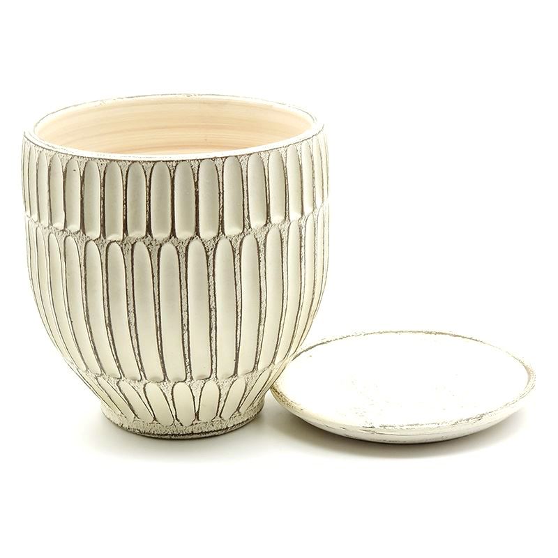 Горшок керамика Италия ваниль