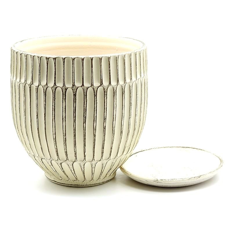 Горшок керамика Италия ваниль