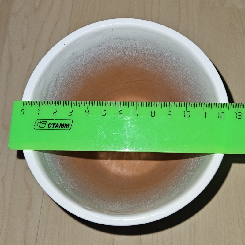 Горшок глянцевый керамика Классик