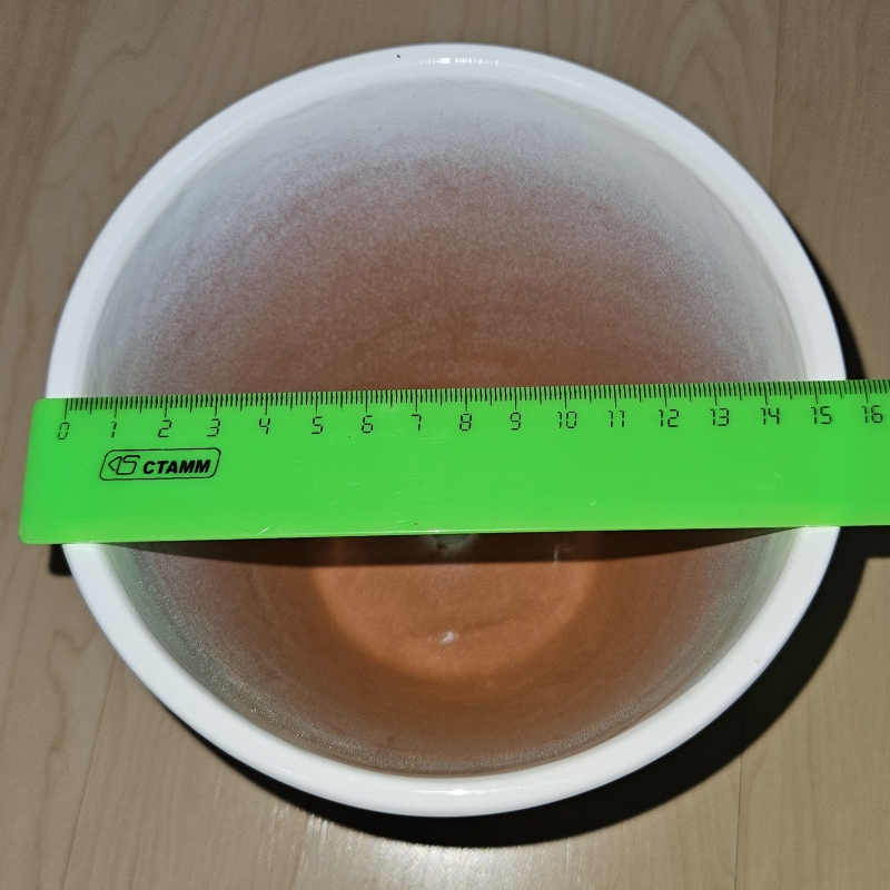 Горшок глянцевый керамика Классик