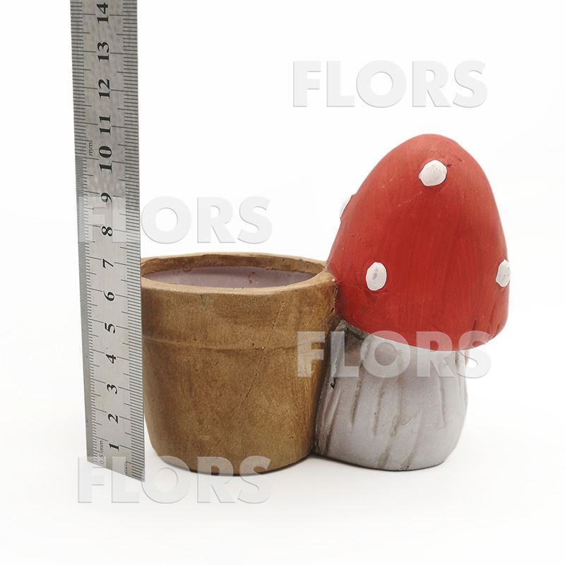 Зоокашпо керамика Мухомор GR04