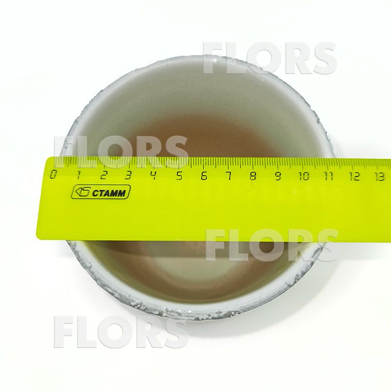 Комплект из 2-х горшков керамика Классик Маг белый