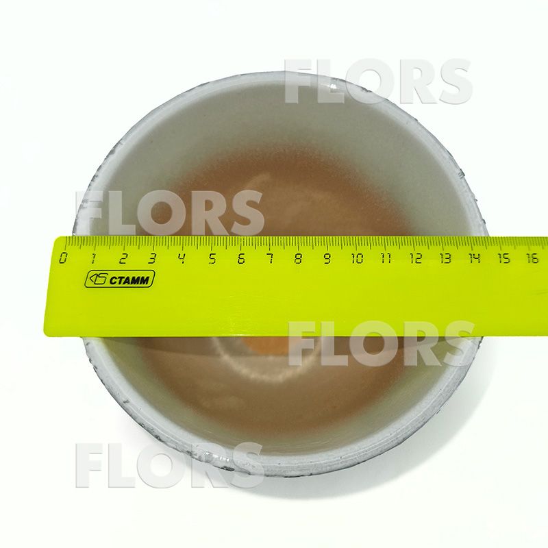 Горшок керамика Классик Маг белый