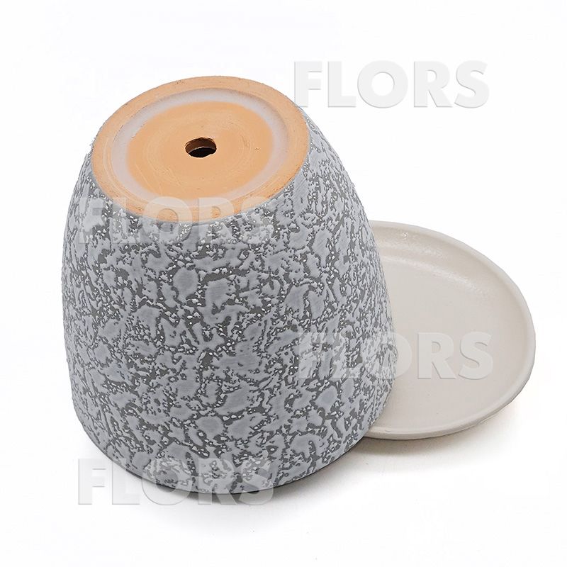 Горшок керамика Классик Маг белый