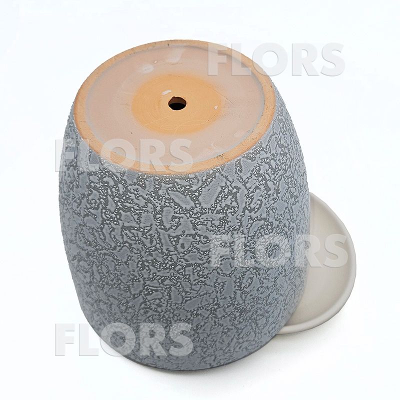 Горшок керамика Классик Маг белый