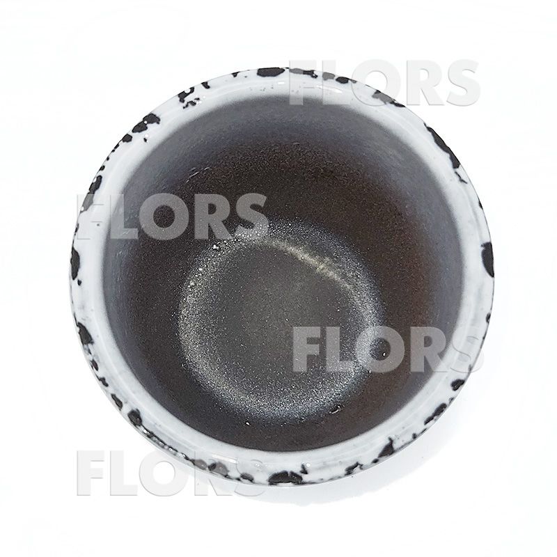 Комплект из 2-х кашпо керамика Крокус Маг серый