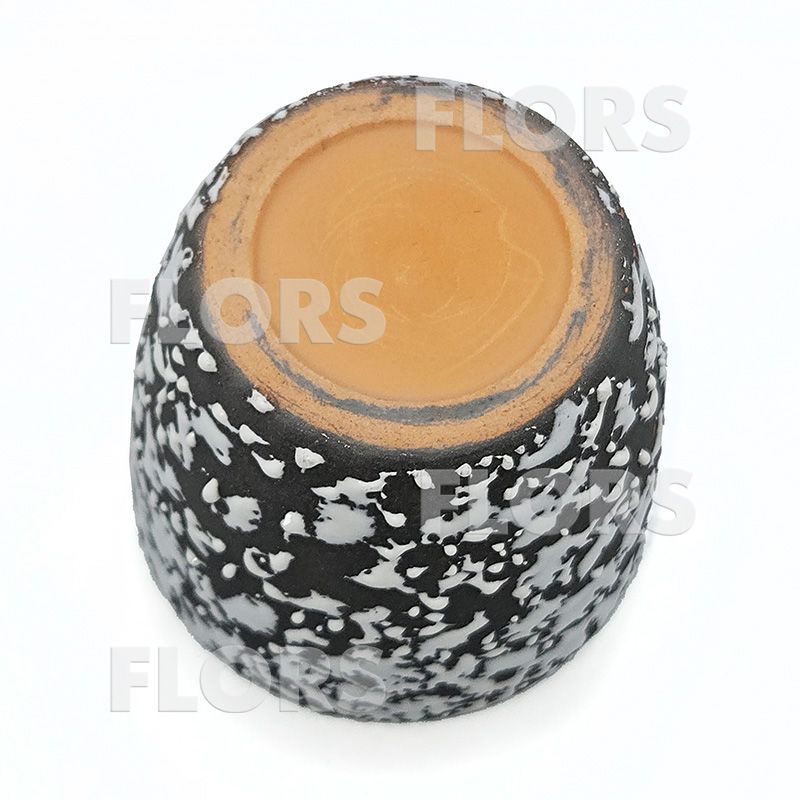 Комплект из 2-х кашпо керамика Крокус Маг серый