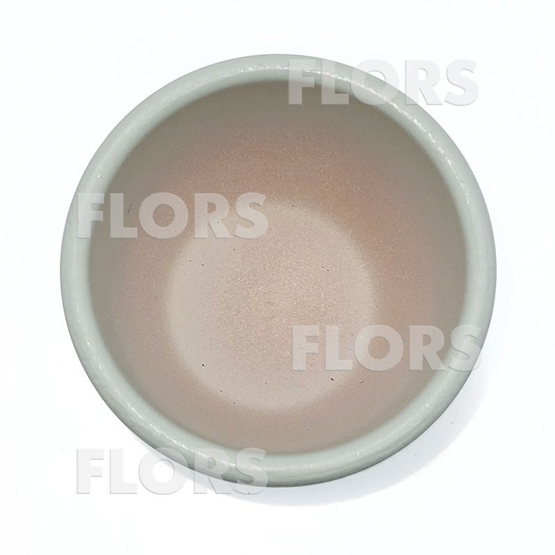 Комплект из 2-х кашпо керамика Крокус серый