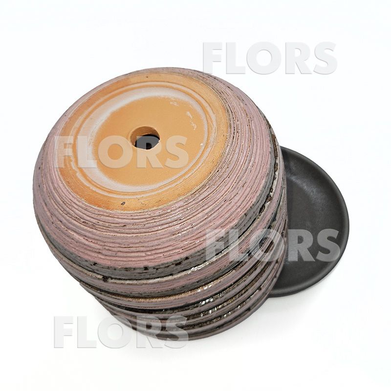 Горшок керамика Полоски розовый