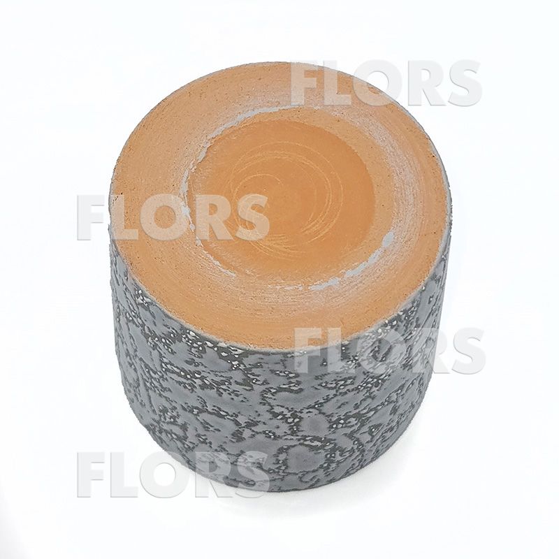 Комплект из 2-х кашпо керамика Цилиндр Маг белый