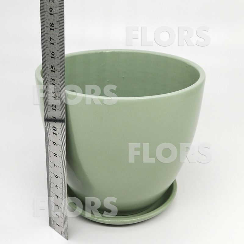 Горшок керамика Колор бирюзовый