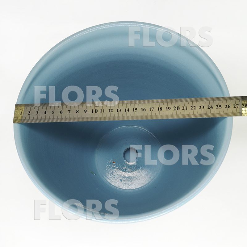 Горшок керамика Колор голубой