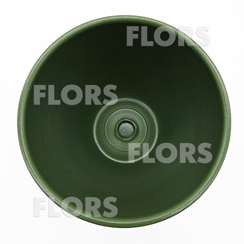 Горшок керамика Колор зеленый