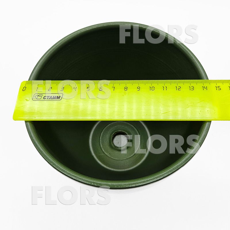 Горшок керамика Колор зеленый