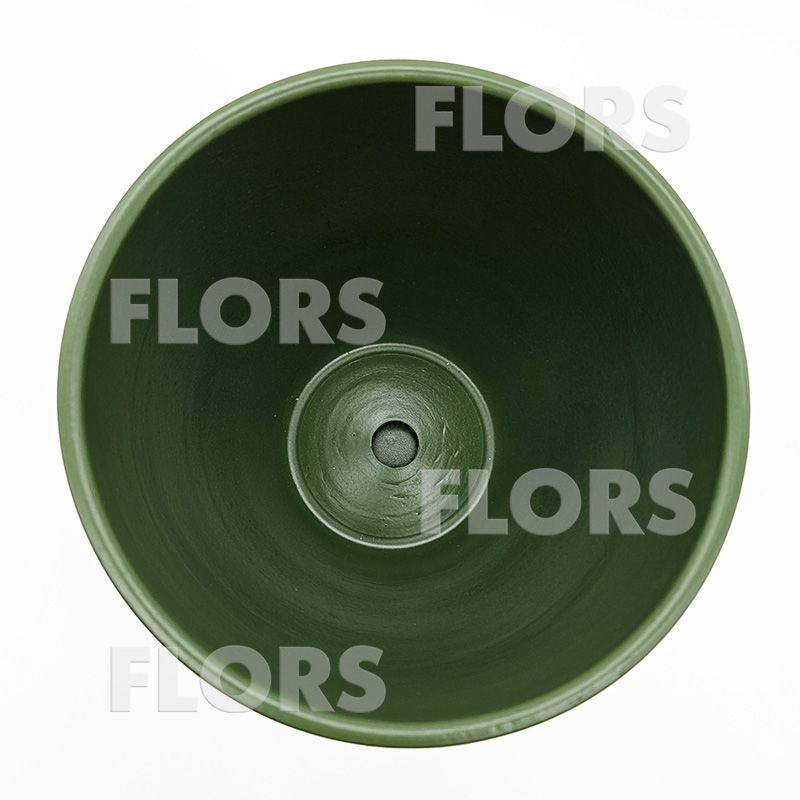 Горшок керамика Колор зеленый