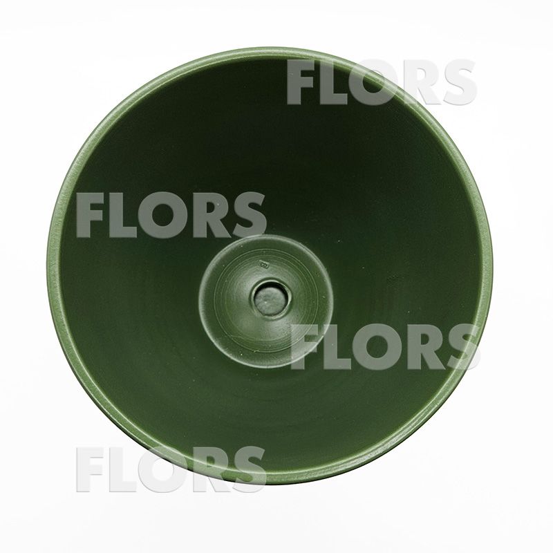 Горшок керамика Колор зеленый