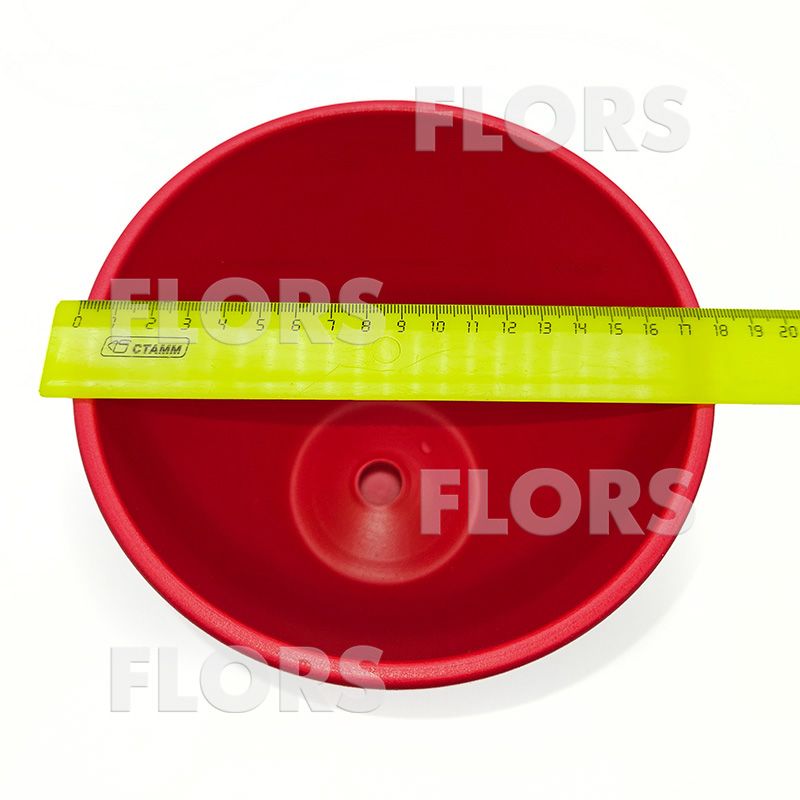 Горшок керамика Колор красный