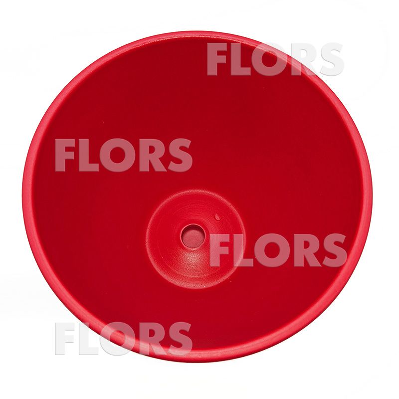 Горшок керамика Колор красный