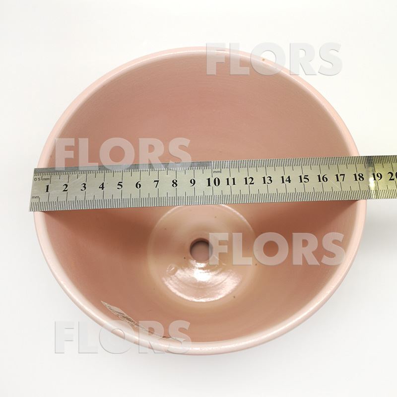 Горшок керамика Колор розовый