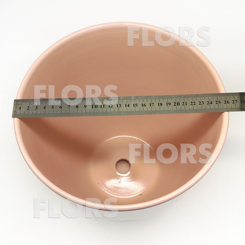 Горшок керамика Колор розовый