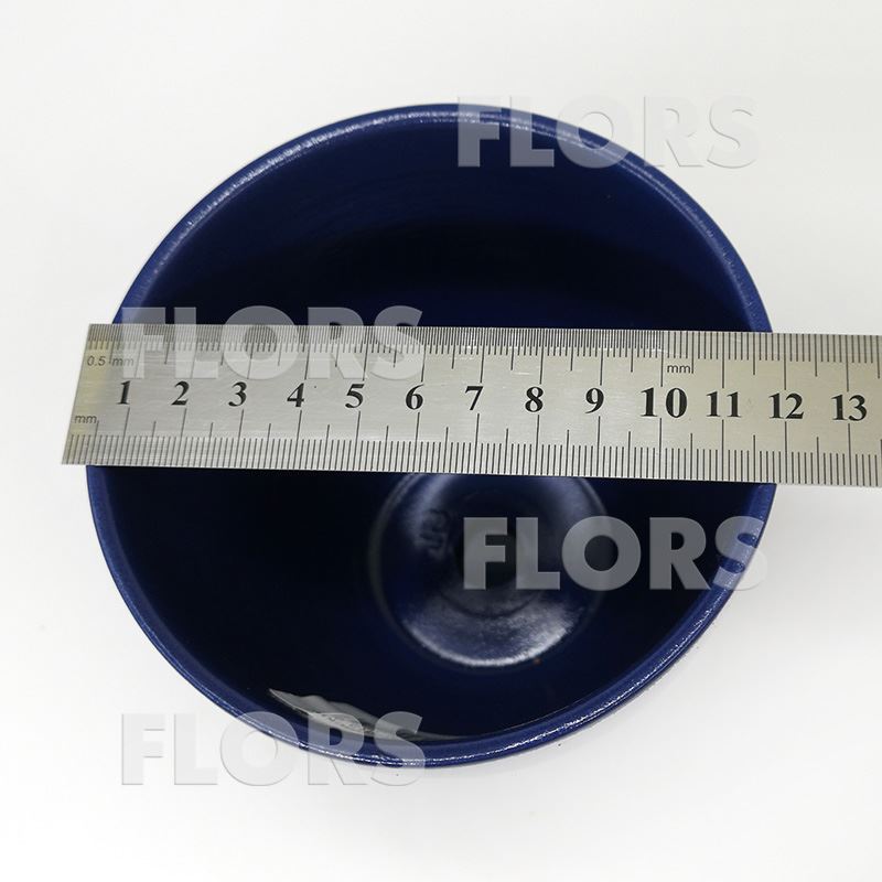 Горшок керамика Колор синий