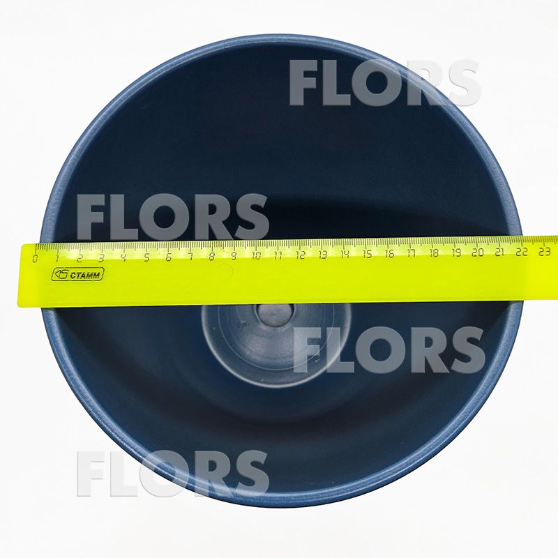 Горшок керамика Колор синий