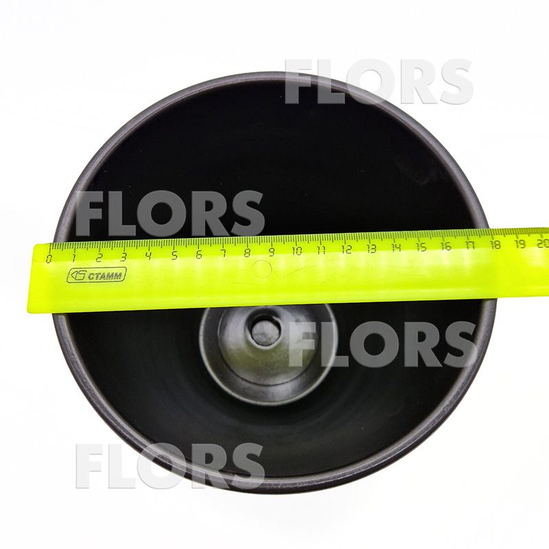 Горшок керамика Колор Черный