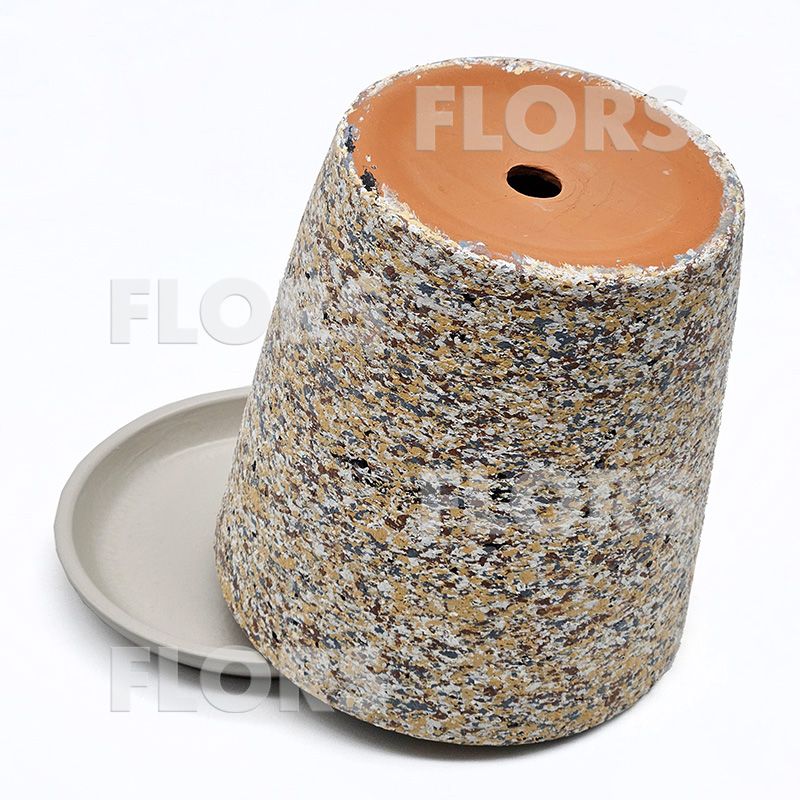 Горшок керамика Конус камень лунный