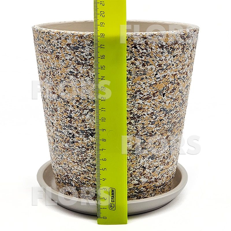 Горшок керамика Конус камень лунный