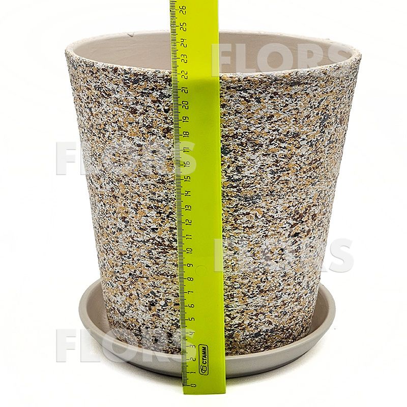 Горшок керамика Конус камень лунный