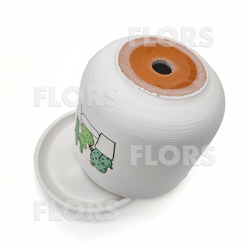 Горшок керамика Кактус клуб Цилиндр