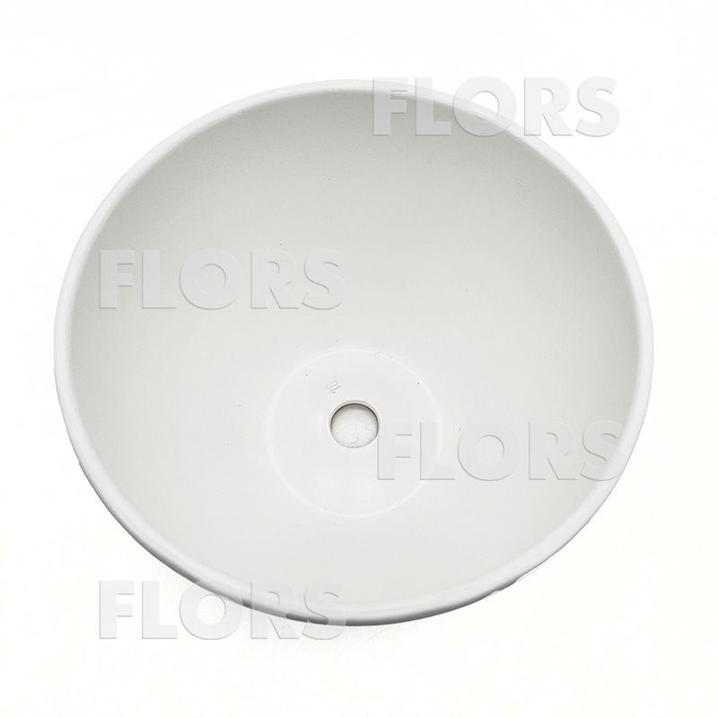 Горшок керамика Борт белый