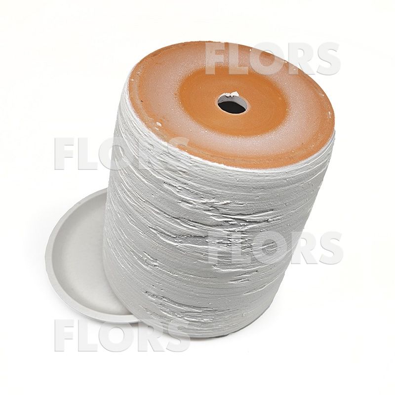 Горшок керамика Конус Л белый