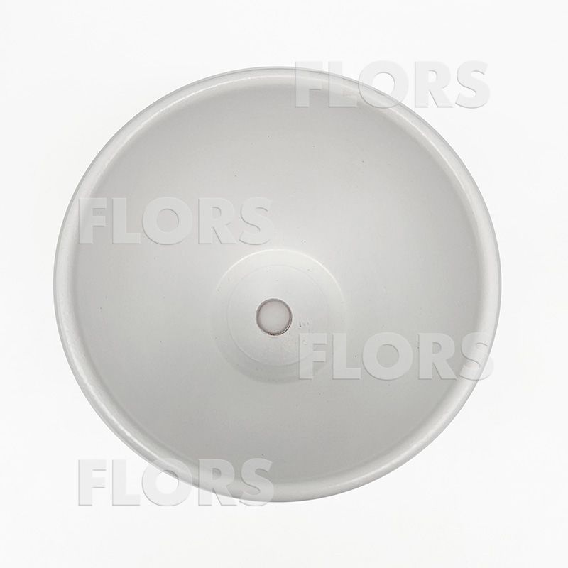 Горшок керамика Колор белый