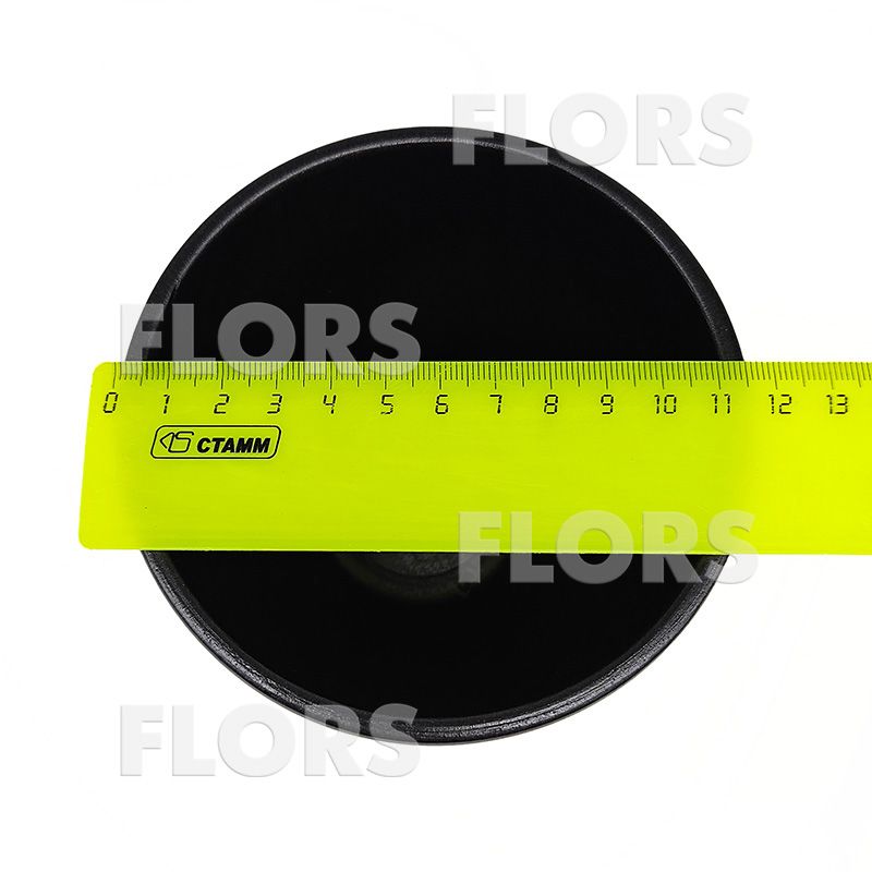 Горшок керамика Колор черный