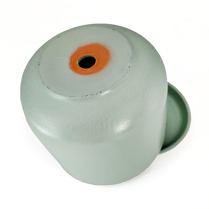 Горшок керамика Цилиндр бирюзовый